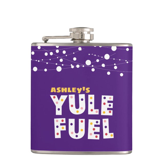 Flacon de carburant violet YULE (Devant)