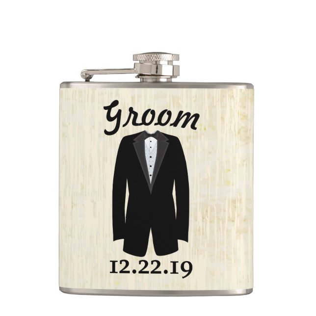 Flacon de chambre Tuxedo Cravate noire (Devant)