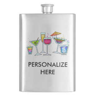 FLACON DE COCKTAIL - VERRES DE COCKTAIL