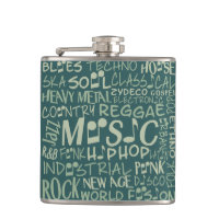 Flacon de collage Word des genres musicaux
