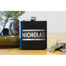Flacon de Groomsman - meilleur cadeau personnalisé