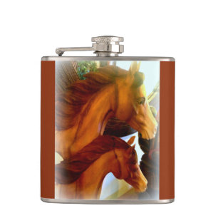 flacon de jument et de poney