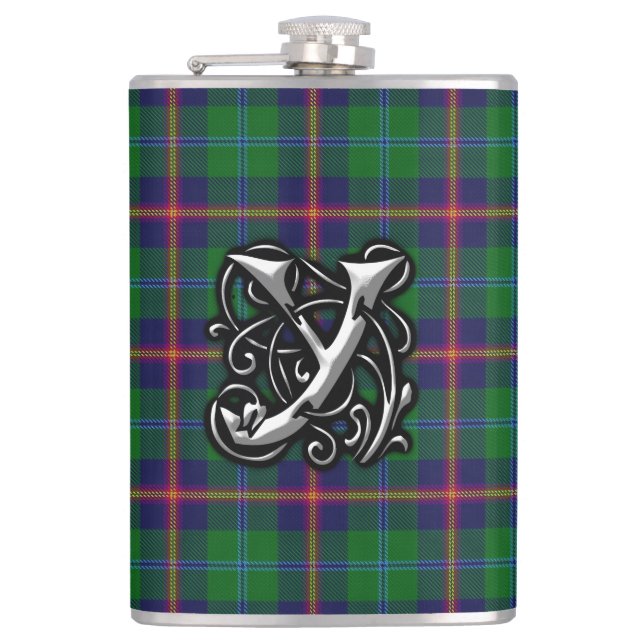 Flacon de l'Ecosse de jeune tartan de clan vieux (Devant)