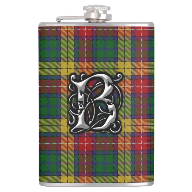 Flacon de l'Ecosse de tartan de Buchanan de clan (Devant)