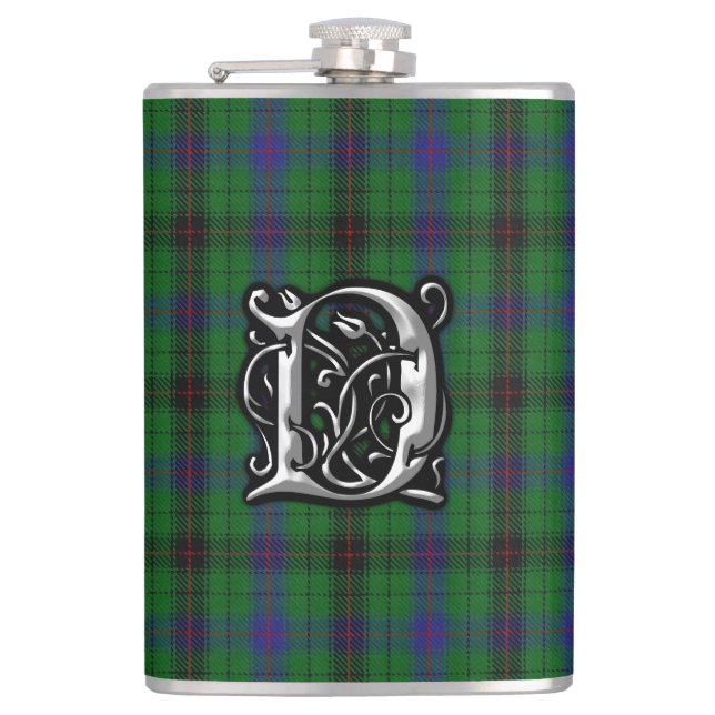 Flacon de l'Ecosse de tartan de Davidson de clan (Devant)