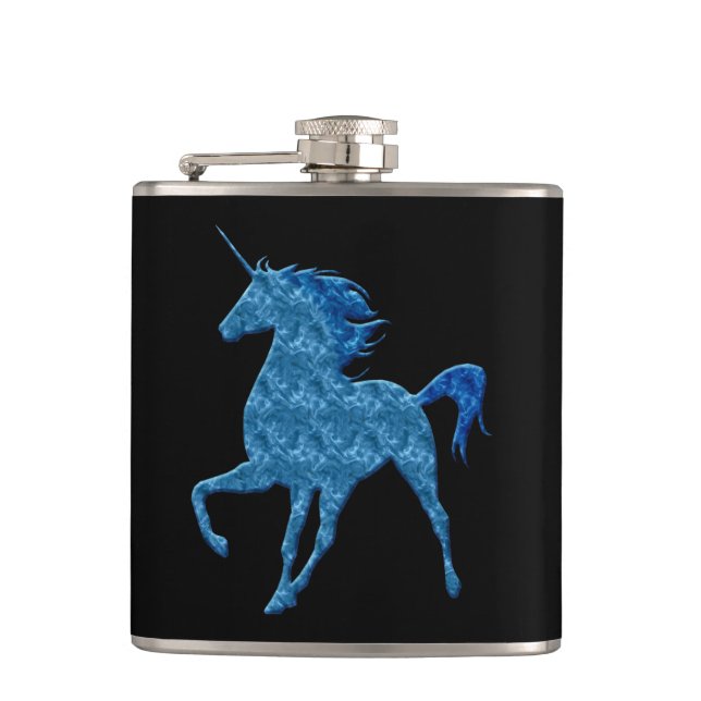 Flacon de licorne de feu bleu (Devant)