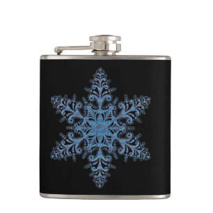 Flacon de neige bleu