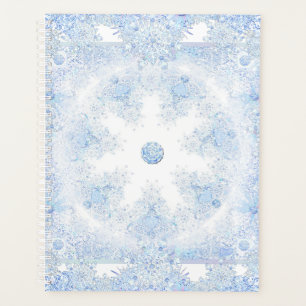 Flacon de neige bleu glace