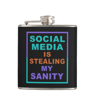 Flacon de nom personnalisé Funny "Social Media"