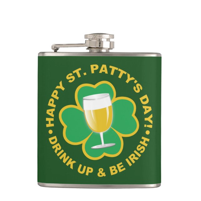 Flacon de nom personnalisé St. Patrick's Day (Devant)