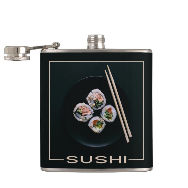 Flacon de nom personnalisé Sushi (Ouvert)