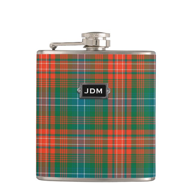 Flacon de plastique monogramme Clan Wilson Tartan (Devant)