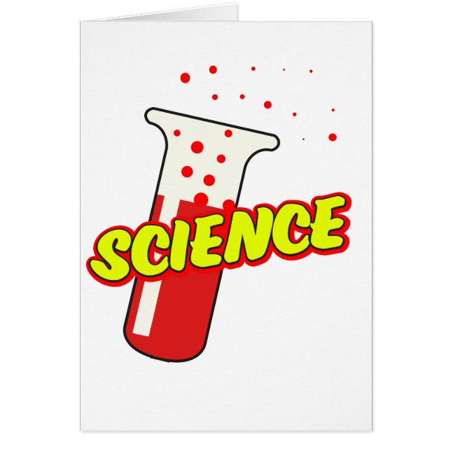 Flacon de science dessin animé (Devant)