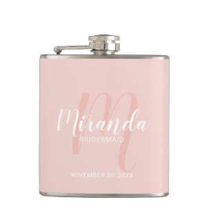 Flacon de servante de Bridesmaid de Script moderne