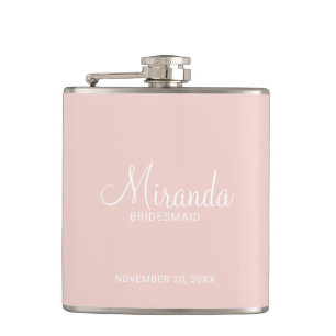 Flacon de servante de Bridesmaid de Script moderne