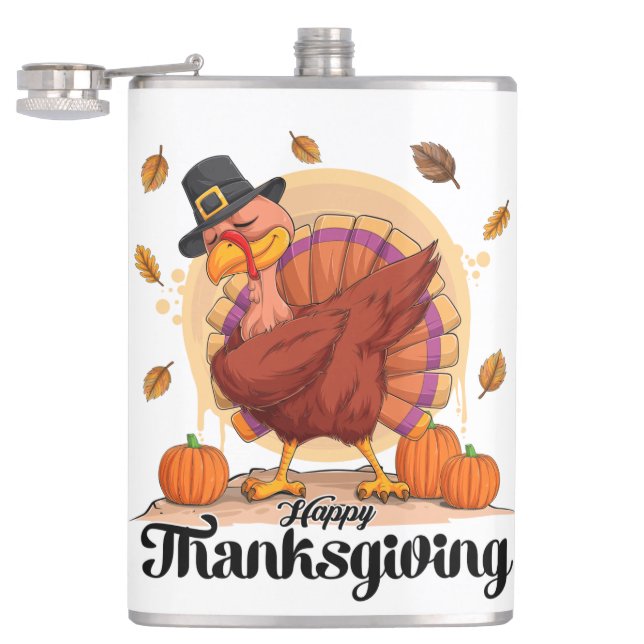 Flacon de typographie de bon thanksgiving (Ouvert)