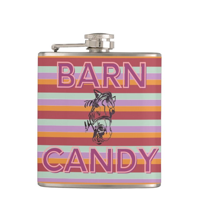 Flacon de vinyle souriant avec du pavot (Devant)