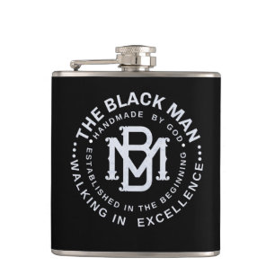 Flacon de Whiskey Homme Noir Emblem Vinyl Envelopp