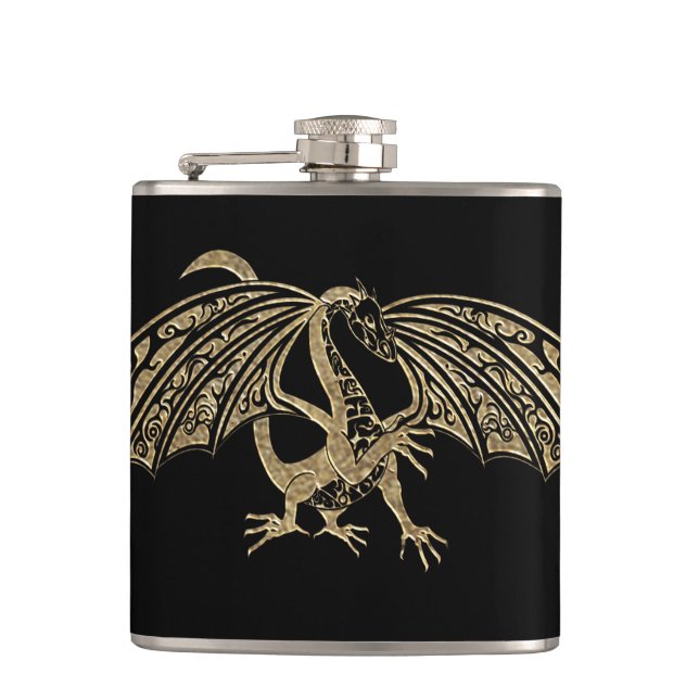 Flacon d'Imaginaire de dragon d'or Goth (Devant)