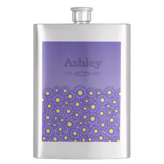 Flacon en acier inoxydable Blue Flower