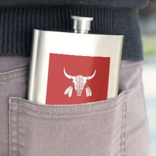 Flacon en acier inoxydable Red Ghost Dance Buffalo