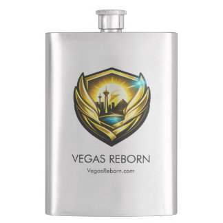 Flacon en acier inoxydable Vegas Reborn Gold Crest