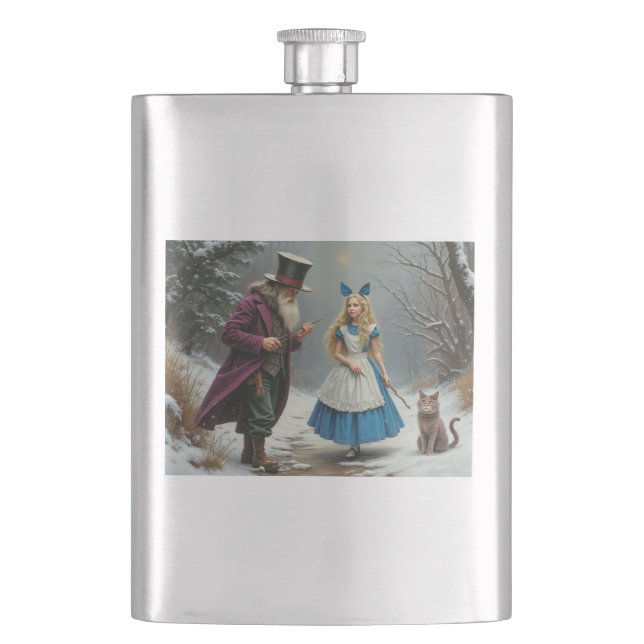 Flacon en acier inoxydable Winter Alice (devant)