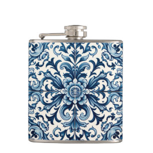 Flacon en tuiles bleues portugaises