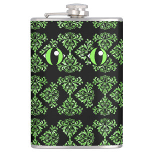 Flacon en vinyle enveloppé vert Damask Eyes