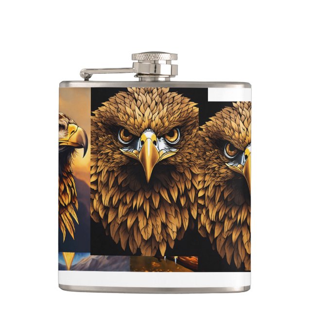 Flacon enveloppé d'aigle (Devant)