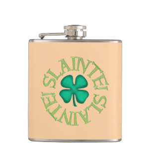 Flacon enveloppé de Slainte avec bronzage au trèfl