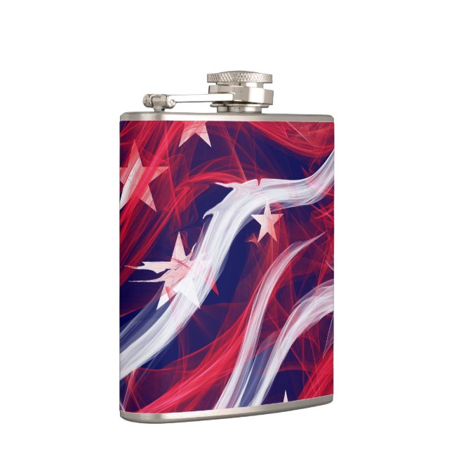 Flacon enveloppé de vinyle Drapeau américain (Droite)