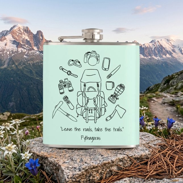 Flacon enveloppé de vinyle pour randonnée inspiran (Créateur téléchargé)