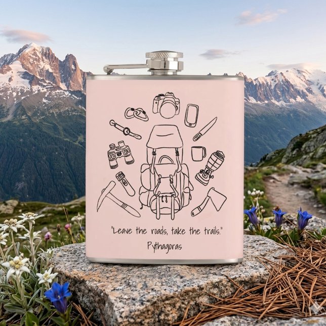 Flacon enveloppé de vinyle pour randonnée inspiran (Créateur téléchargé)