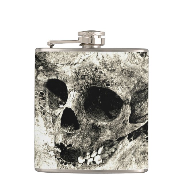 Flacon enveloppé de vinyle Skull (Devant)