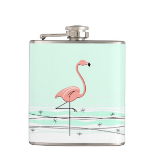 Flacon enveloppé Flamant rose Aqua