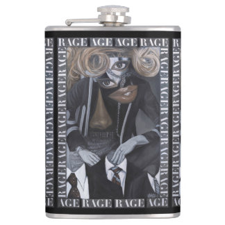 Flacon enveloppé par vinyle "d'âge de rage"