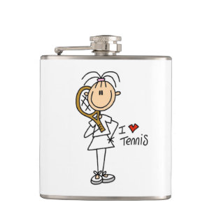 Flacon enveloppé par vinyle de tennis d'amour de