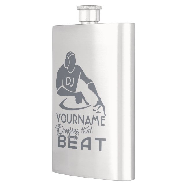 Flacon fait sur commande de monogramme du DJ (Gauche)