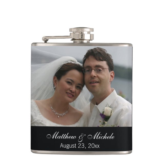 Flacon fait sur commande personnalisé de mariage (Devant)