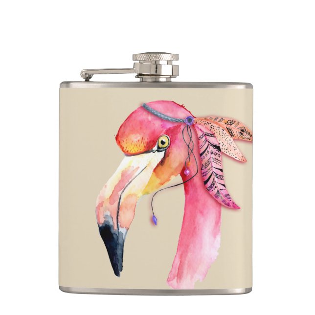 Flacon Flamant rose Boho Fiona (Devant)