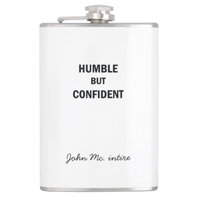 Flacon humble mais confiant (Devant)