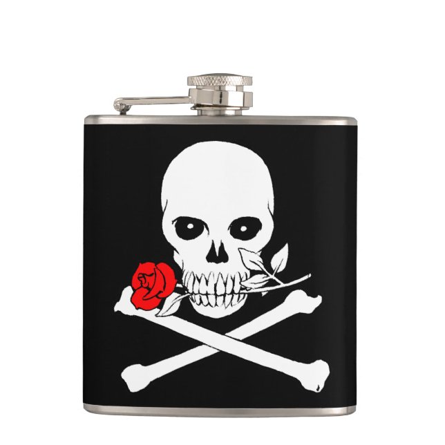 Flacon jolly roger (Rose) (Devant)