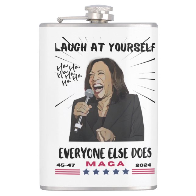 Flacon Kamala Harris Vinyl Enveloppé (Devant)