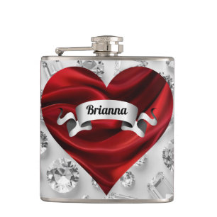 Flacon Liqueur Vinyle Emballé Personnalisé Roses R