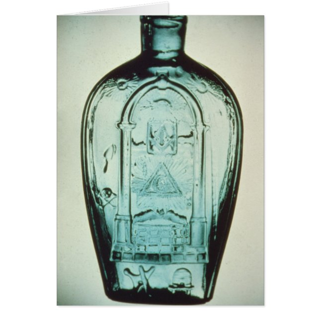 flacon maçonnique Moule-soufflé (Devant)