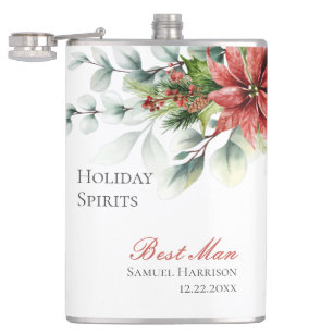 Flacon Mariage de vacances Poinsettia pour les Gro