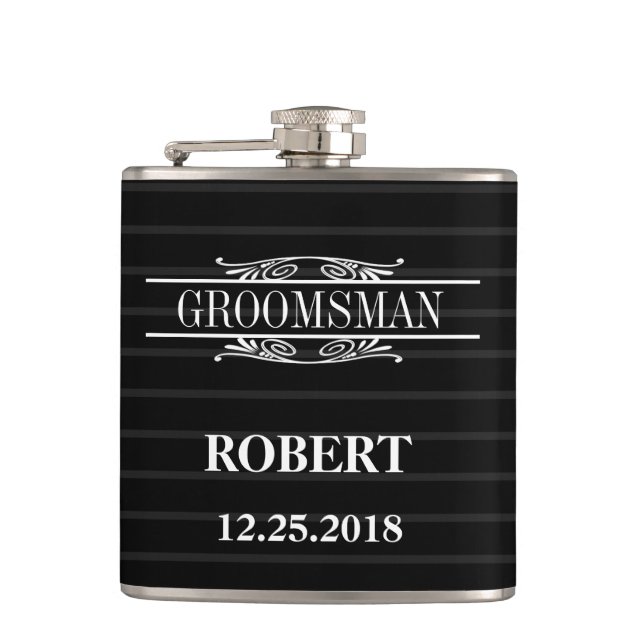 Flacon Mariage Groomsman (Devant)