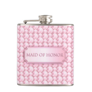 Flacon Mariage rose pâle d'honneur