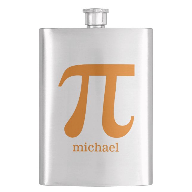Flacon monogramme personnalisé Pi (devant)